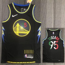 21-22 Warriors TOSCANO #95 'Mexico' Black City Edition Top Quality Hot Pressing NBA Jersey 21-22 Warriors TOSCANO #95 'Mexico' Black City Edition Top Quality Hot Pressing NBA Jersey