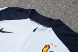 24-25 France High Quality Half Pull Tracksuit