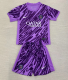 24-25 PSG Purple GoalKeeper Kids Soccer Jersey
