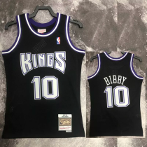 2001 Kings BIBBY #10 Black Retro Top Quality Hot Pressing NBA Jersey 2001 Kings BIBBY #10 Black Retro Top Quality Hot Pressing NBA Jersey