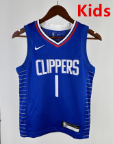 2023 Clippers HARDEN #1Blue Top Quality Hot Pressing Kids NBA Jersey 2023 Clippers HARDEN #1Blue Top Quality Hot Pressing Kids NBA Jersey