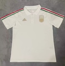 24-25 Italy White Polo Short Sleeve