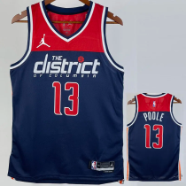 22-23 Wizards POOLE #13 Royal blue Top Quality Hot Pressing NBA Jersey (Trapeze Edition) 22-23 Wizards POOLE #13 Royal blue Top Quality Hot Pressing NBA Jersey (Trapeze Edition)