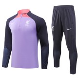 23-24 Liverpool High Quality Half Pull Tracksuit