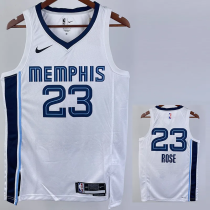 22-23 GRIZZLIES ROSE #23 White Top Quality Hot Pressing NBA Jersey 22-23 GRIZZLIES ROSE #23 White Top Quality Hot Pressing NBA Jersey