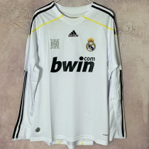 2009-2010 RMA Home Long Sleeve Retro Soccer Jersey