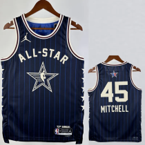 23-24 ALL-STAR MITCHELL #45 Blue Top Quality Hot Pressing NBA Jersey 23-24 ALL-STAR MITCHELL #45 Blue Top Quality Hot Pressing NBA Jersey