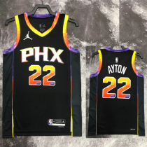 22-23 SUNS AYTON #22 Black Top Quality Hot Pressing NBA Jersey (Trapeze Edition) 22-23 SUNS AYTON #22 Black Top Quality Hot Pressing NBA Jersey (Trapeze Edition)