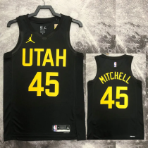 22-23 JAZZ MITCHELL #45 Black Top Quality Hot Pressing NBA Jersey (Trapeze Edition) 22-23 JAZZ MITCHELL #45 Black Top Quality Hot Pressing NBA Jersey (Trapeze Edition)