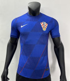 2024 Croatia European Cup Away Player Version Soccer Jersey