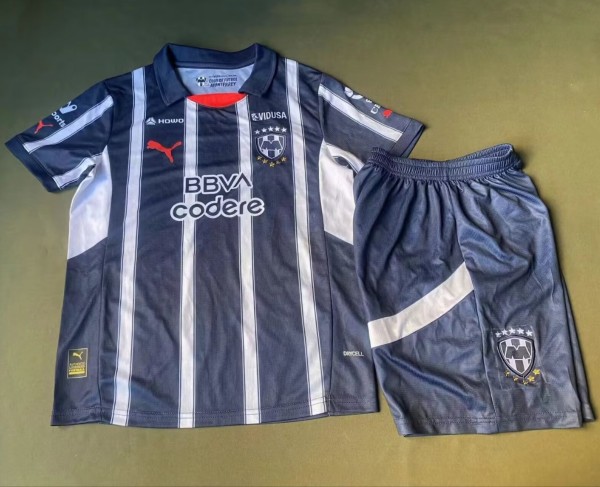 24-25 Monterrey Home Kids Soccer Jersey