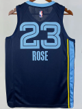 22-23 GRIZZLIES ROSE #23 Blue Top Quality Hot Pressing NBA Jersey