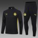 24-25 Dortmund High Quality Half Pull Tracksuit