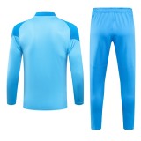 23-24 Man City High Quality Half Pull Tracksuit