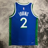 2023 Dallas Mavericks IRVING #2 Blue City Edition Top Quality Hot Pressing NBA Jersey