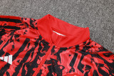 23-24 Man Utd High Quality Half Pull Tracksuit
