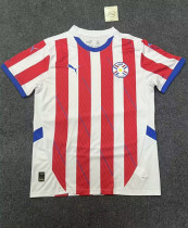 2024 Paraguay Home Fans Soccer Jersey 2024 Paraguay Home Fans Soccer Jersey