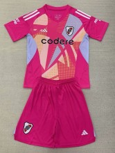 24-25 River Plate GoalKeeper Kids Soccer Jersey