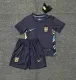 2024 Englande Europe Cup Away Kids Soccer Jersey