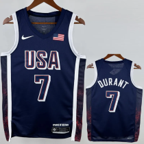 2024 Olympic Game USA DURANT # 7 Dark Blue Basketball Jersey 2024 Olympic Game USA DURANT # 7 Dark Blue Basketball Jersey