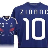 2010 France Home Retro Soccer Jersey