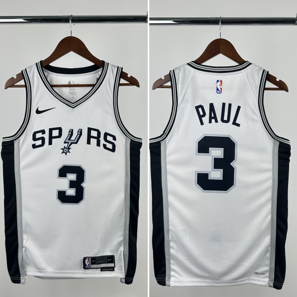 24-25 SA Spurs Top Quality Hot Pressing NBA Jersey