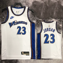22-23 Wizards JORDAN #23 White Top Quality Hot Pressing NBA Jersey (Retro Logo) 22-23 Wizards JORDAN #23 White Top Quality Hot Pressing NBA Jersey (Retro Logo)