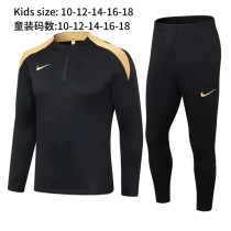 2024 NK Black Kids Half Pull Tracksuit 2024 NK Black Kids Half Pull Tracksuit