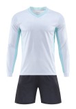24-25 New White High Quality Long Sleeve Training Suit