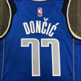 21-22 Dallas DONCIC #11 Blue 75th Anniversary Top Quality Hot Pressing NBA Jersey