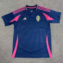 2024 Sweden Away Fans Version Soccer Jersey