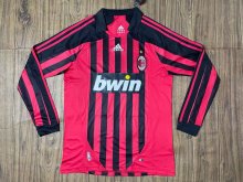 2007-2008 ACM Home Long sleeves Retro Soccer Jersey