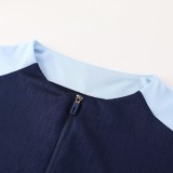 24-25 France High Quality Half Pull Tracksuit
