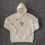 2024 France White Fleece Hoodie