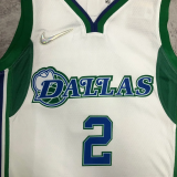 2022 Dallas Mavericks IRVING #2 White Green City Edition Top Quality Hot Pressing NBA Jersey