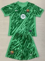 24-25 BAR Green Goalkeeper Adult Suit