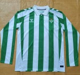 24-25 Real Betis Home Long sleeves Fans Soccer Jersey