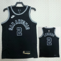 22-23 SA Spurs LEONARD #2 Black Top Quality Hot Pressing NBA Jersey (Retro Logo) 22-23 SA Spurs LEONARD #2 Black Top Quality Hot Pressing NBA Jersey (Retro Logo)