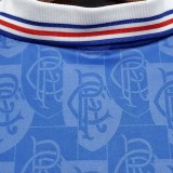 1996-1997 Rangers Home Retro Soccer Jersey