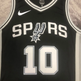 22-23 SA Spurs SOCHAN #10 Black Top Quality Hot Pressing NBA Jersey