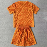 24-25 USA Orange GoalKeeper Kids Soccer Jersey