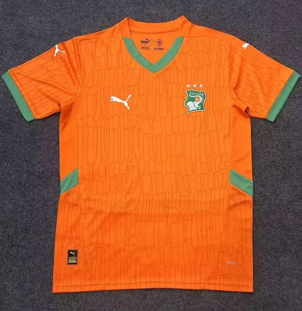 24-25 Cote d'Ivoire Home Fans Soccer Jersey