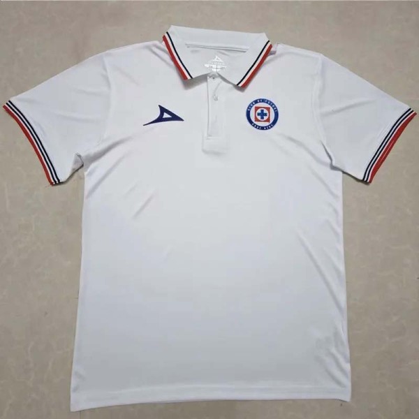 24-25 Cruz Azul White Polo Short Sleeve