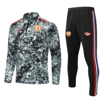24-25 Man Utd High Quality Half Pull Tracksuit