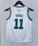 2023 CELTICS IRVING #11 White Top Quality Hot Pressing Kids NBA Jersey