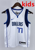 2023 Dallas Mavericks DONCIC #77 White Home Top Quality Hot Pressing Kids NBA Jersey 2023 Dallas Mavericks DONCIC #77 White Home Top Quality Hot Pressing Kids NBA Jersey