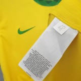 2020 Brazil Home Yellow Fans Soccer Jersey