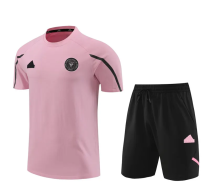 24-25 Inter Miami Pink Training Short Suit (100%Cotton)纯棉