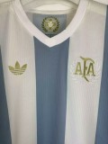 24-25 Argentina 50th Commemorative Edition Long sleeves Fans Version Soccer Jersey
