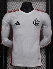 24-25 Flamengo Away Long Sleeve Player Version Soccer Jersey